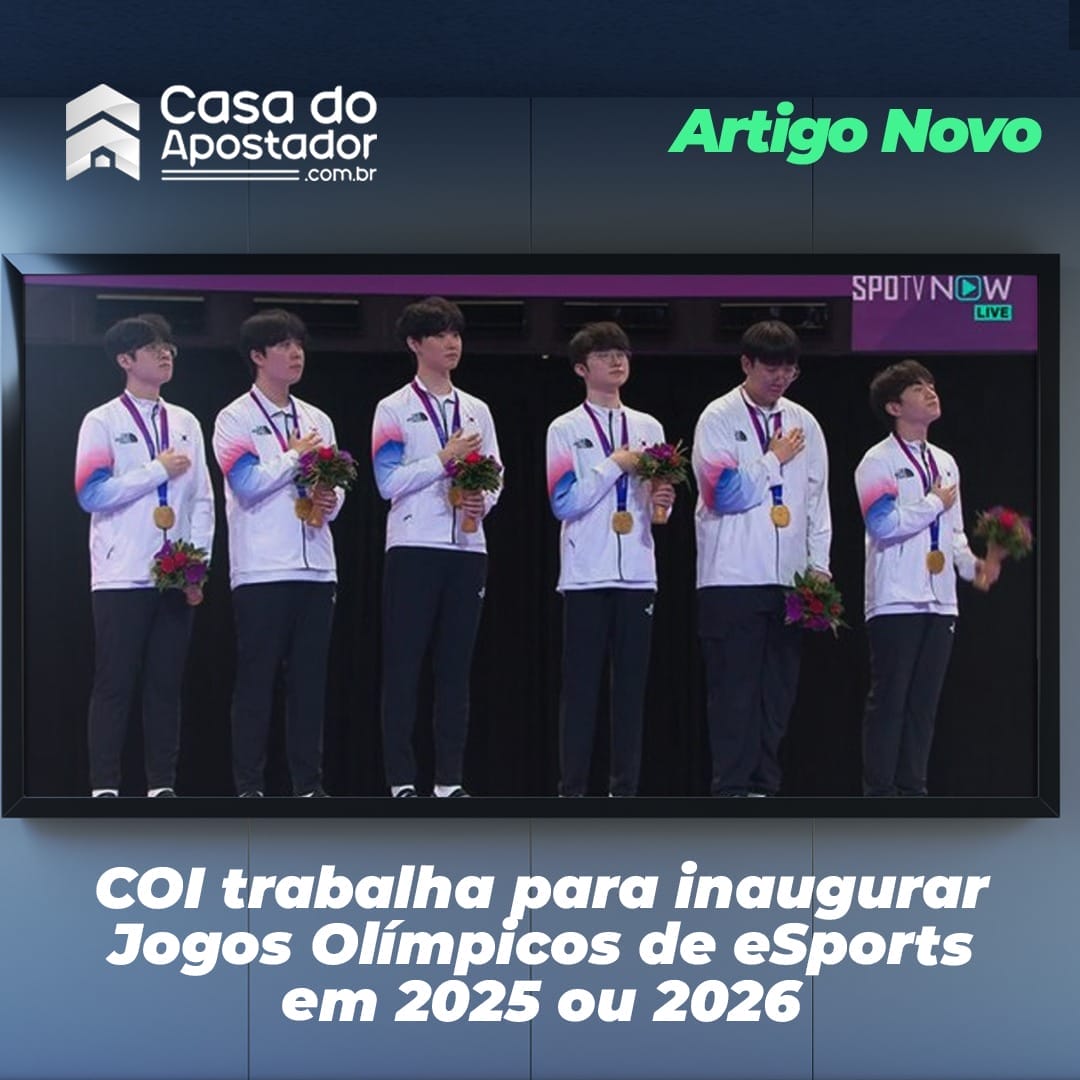 COI trabalha para inaugurar Jogos Olímpicos de eSports em 2025 ou 2026