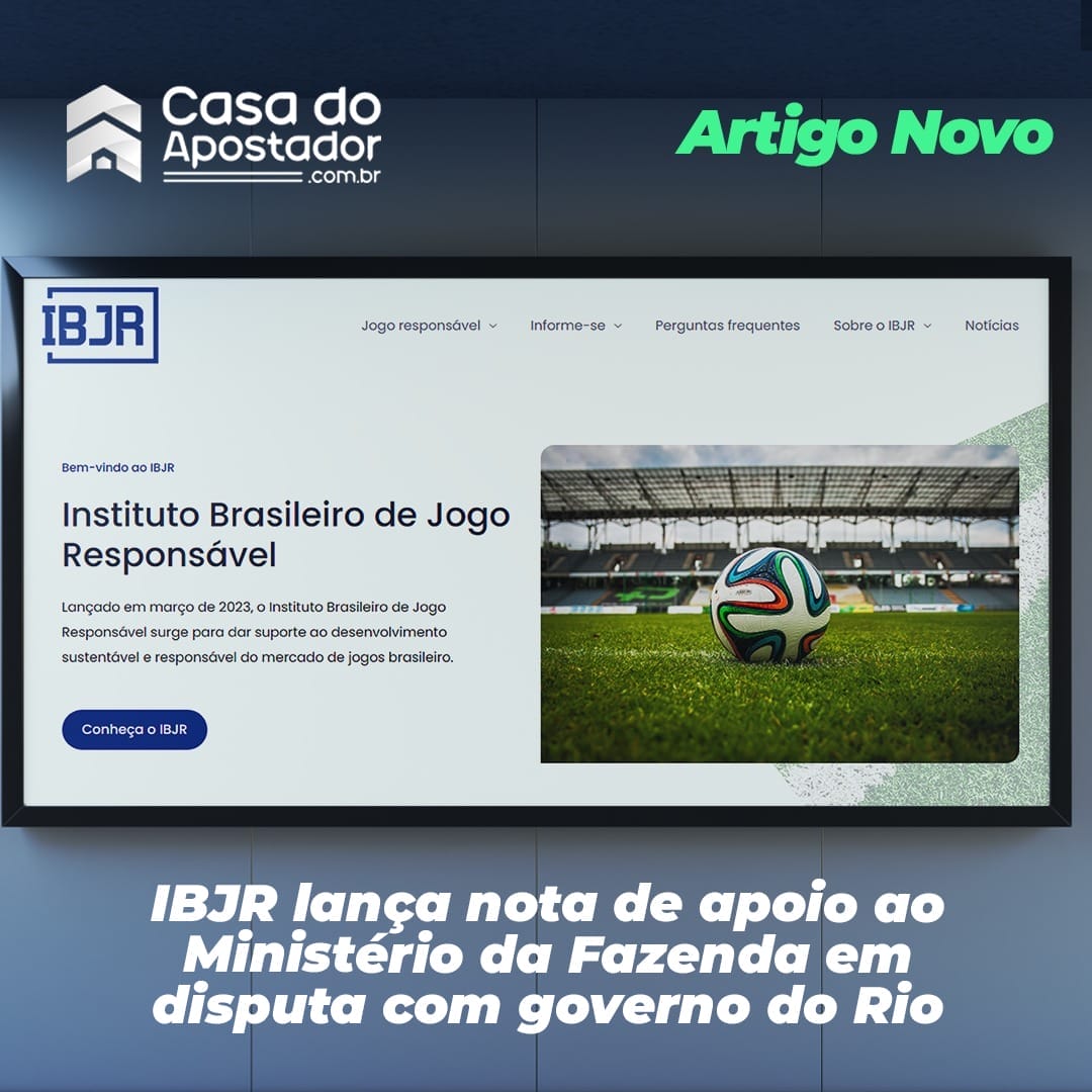 IBJR lança nota de apoio ao Ministério da Fazenda em disputa com governo do Rio
