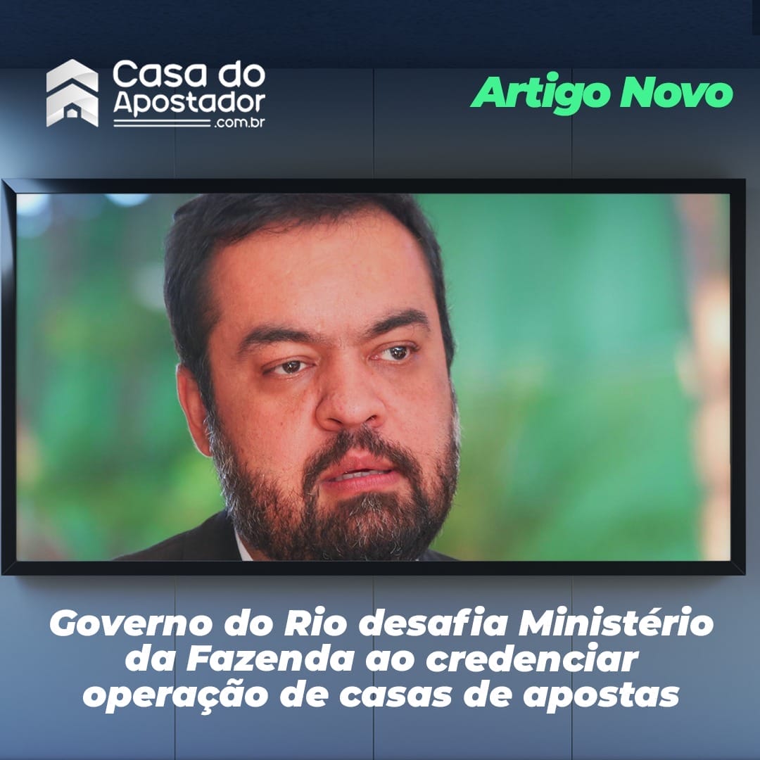 Governo do Rio é notificado por irregularidades no credenciamento de casas de apostas